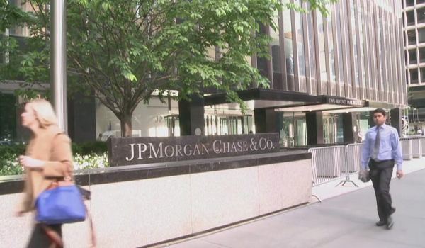 Bangunan JP Morgan Chase & Co. di New York.